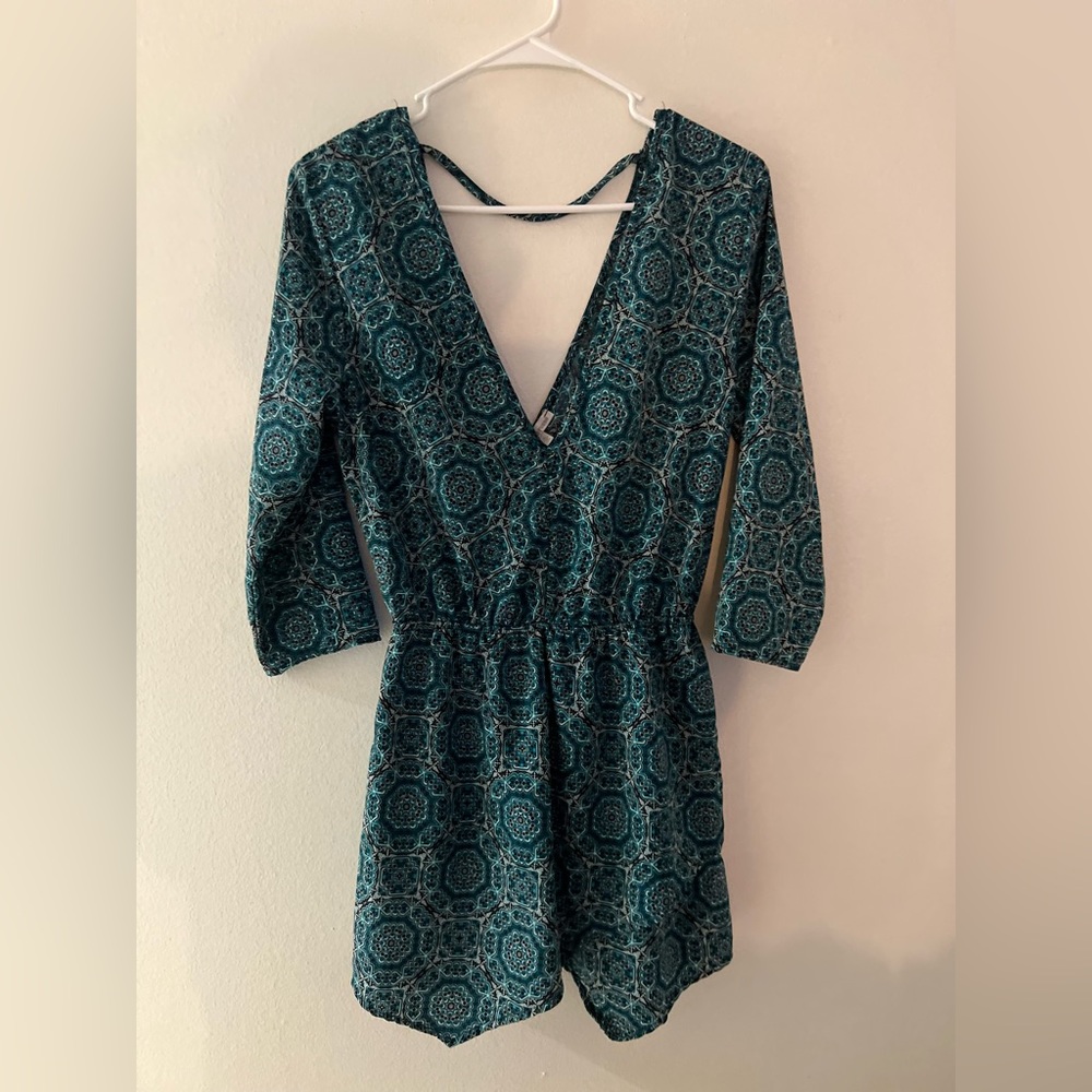 Small Blue Romper